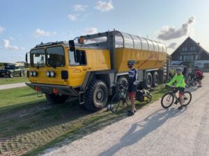 Met de fiets op de Vliehors Express