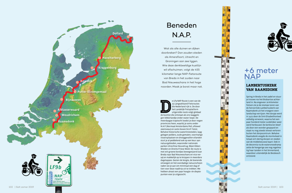 Wat als alle duinen en dijken doorbreken? - Nederland Fietsland